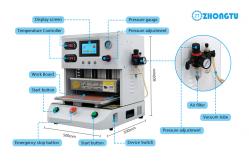 China 35KG 40x40x50cm Fast 15 Seconds OCA Vacuum Laminator LCD Screen Laminating Machine supplier