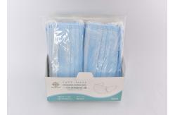 China 3 Layers Blue Face Mask Surgical Disposable Excellent Bacterial Filtration Properties supplier