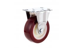 China Light Duty PU Furniture Casters , Polypropylene Caster Wheels Customized supplier