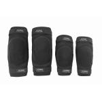 Soft Pads Skiing Knee Pad and Elbow Pad Four Pack Pad Set Black for sale