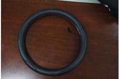 China Cover Leather Heating Steering Wheel USB Charging For Car Usage supplier
