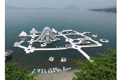 China Lake Inflatable Floating Water Park Equipment , Inflatable Water Games supplier