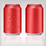 Red 473ml Empty Aluminum Cans For Drinks Jima Diameter Neck 52mm for sale