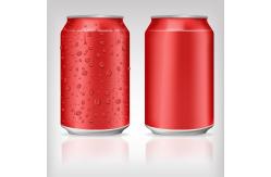 China Red 473ml Empty Aluminum Cans For Drinks Jima Diameter Neck 52mm supplier
