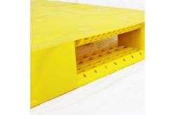 China Single Faced HDPE Pallets 1500kg Dynamic Load Plastic Stacking Pallets supplier