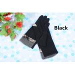 lady dress gloves, touching effect, leopard with fur for sale