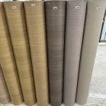 120m Liner Paper Self Adhesive PVC Film in Wooden/Marble/Cloth/Metal/Solid Color with Matt Embossed Surface for sale