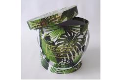 China Waterproof Recyclable Paper Box Packaging Cardboard Round Flower Boxes With Logo supplier