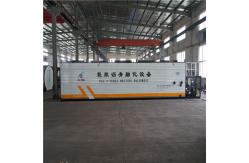 China Hot Exhaust Heating Bitumen Melting Machine Durable With Bag Crane Lifting supplier