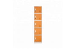 China 5 Doors Structure Steel Wardrobe Locker For Home / Office supplier