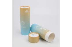 China Custom Cylindrical Eco Friendly Stationery Supplies Paper Tube Packaging With Custom Surface Design supplier