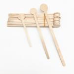 Disposable Round Head Birch Wooden Stir Sticks For Tea Coffee 150mm for sale