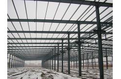 China Galvanized Painted Steel Workshop Building Customized Size supplier