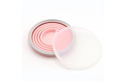 China Silk Screen Logo 90g Retractable Foldable Silicone Coffee Cup supplier