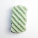 100% Natural Mint Green Deep Pore Body Konjac Sponge For Face Cleansing for sale
