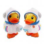 Spray Painting Plastic Piggy Bank Toy Non Phthalate PVC Yellow Piggy Bank Duck for sale
