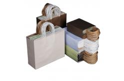 China Offset Printing Craft Pink Gift Bag With Hand Length Handle supplier