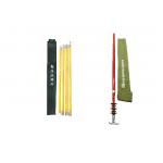 3-10m Telescopic Fiberglass Electrical Hot Stick / High Voltage Insulating Switch Rod for sale
