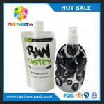 Stand Up Reusable Baby Food Spout Pouch Packaging with Zipper On The Top for sale