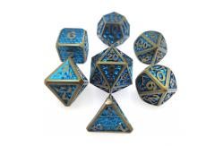 China Multipurpose Custom RPG Dice Set game for adult Metal Dice Polyhedral supplier