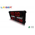 Compact Wireless Electronic Basketball Scoreboard Time And Score And Period Function for sale