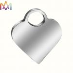Blank Stamping Heart Shape Tag Pendant For DIY Accessories Making for sale