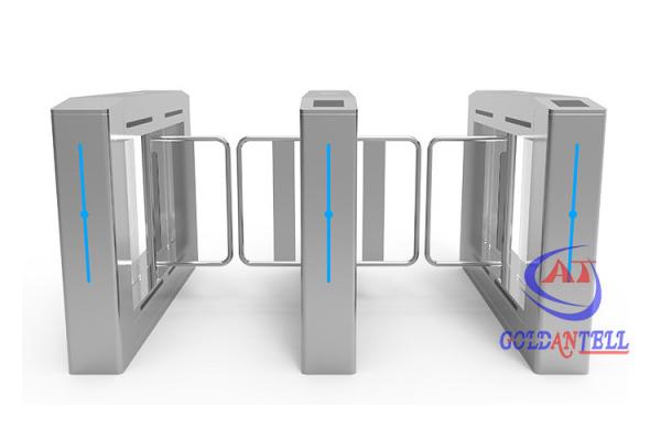 Airport Security 40p M Swing Barrier Turnstile Face Recognition