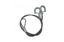 China Track Light Hanging Kit Adjustable Gripper Steel Wire Cable Suspension Panel Led Kit supplier