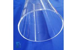 China Factory Custom Quartz Glass Pipe Large Diameter supplier