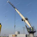 China OUCO 3T40M Telescopic Boom Offshore Crane for Oil and Gas Platform manufacturer