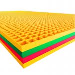 20*20mm Pultruded Fiberglass Grating FRP Mesh Grating Alkali Resistance