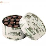 Recycle Chocolate Paper Box Round Luxury Chocolate Gift Box Packaging Logo Printed for sale