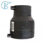 Black PN16 SDR11 PE100 HDPE Electrofusion Reducer For Sewage Treatment for sale