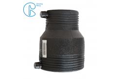 China Black PN16 SDR11 PE100 HDPE Electrofusion Reducer For Sewage Treatment supplier