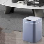12L White Circular Touch Bucket Charging Dual-purpose Intelligent Motion Sensor Recycling Bin for sale