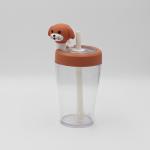 Eco Friendly OEM ODM Tritan Water Bottles With Plastic Straw for sale