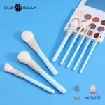 8pcs Makeup Brushes With Synthetic Hair And Rolling Printing Aluminium Ferrule OEM
