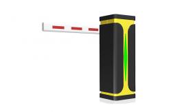 China Remote Control Automatic Barrier Gate Mild Steel 100w With DC Servo Motor supplier