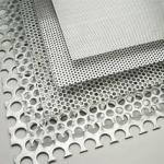 Heatproof Nontoxic Perforated ACP Sheet , 4mm Perforated Aluminium Composite Panel for sale
