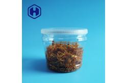 China Clear Plastic Packaging Jar 680ml Circular Truncated Cone Shape Round Plastic Container supplier