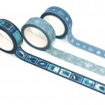 Colorful DIY Washi Paper Tape Custom Printed Writable Masking Washi Tape for sale