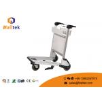 Three Wheels Portable Luggage Trolley Aluminum Alloy Safety Operation for sale