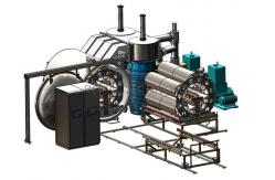 China Horizontal Vacuum Metalizing Machine， Glass Bangle PVD Vacuum Coating Machine supplier