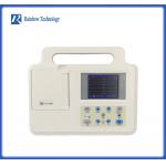 12 Channel ECG Waveforms Portable Medical ECG Machine 3.5 Inch ECG Machine With Leads for sale