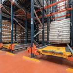 Automated Heavy Duty Radio Shuttle Rack For Industrial Warehouse Storage