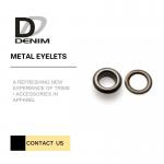 Gunmetal Large Size Metal Eyelet Rings for Clothing Fabric Flat Eyelet Trims Accessories for sale