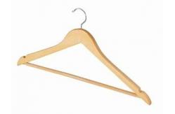 China BSCI  37.3cm 2 Layers Wooden Multi  Trouser Clamp Hangers supplier