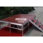 Triangle Aluminum Alloy Stage Adjustable Height For Concert Show for sale