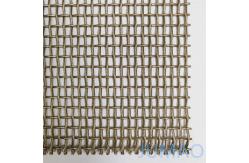 China Champagne Golden 304 Architectural Mesh Facade Exterior Metal Wire Cladding supplier