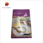 Zipper/Slider/Vent Flat Bottom Bag 10 Colors  Scratching Resistance for sale
